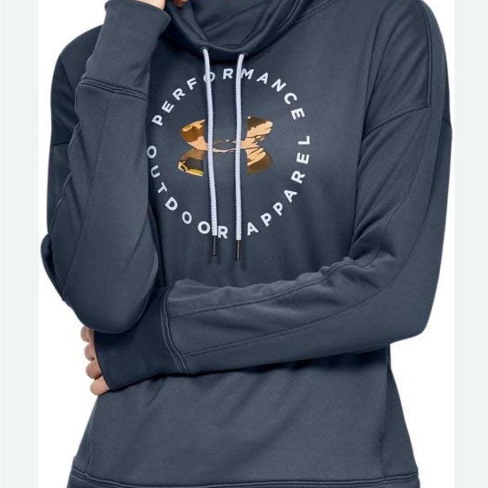 Under Armour Women's Gray Performance Hoodie Size Large